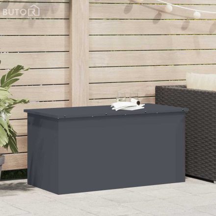 vidaXL Kültéri Tároló Doboz tárolóval Antracit 100 x 50.5 x 50 cm