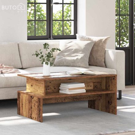 vidaXL Dohányzóasztal Öreg fa 90 x 55 x 42.5 cm Faanyag