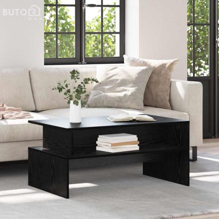 vidaXL Dohányzóasztal Musta tammi 90 x 55 x 42.5 cm Faanyag