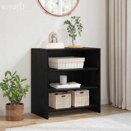 vidaXL fekete tölgy oldalszekrény 70x41x75 cm szerelt fa