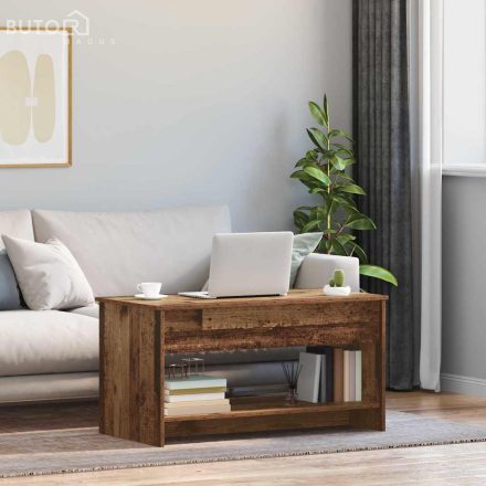 vidaXL Dohányzóasztal Régi fa 102 x 50 x 52.5 cm Faanyag