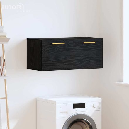 vidaXL Fali Szekrény Musta tammi 80 x 36.5 x 35 cm Faanyag