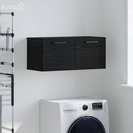 vidaXL Fali Szekrény Musta tammi 80 x 36.5 x 35 cm Faanyag