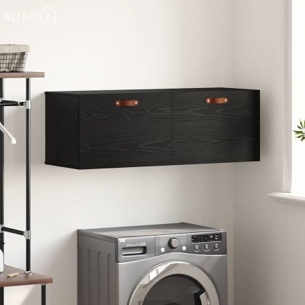 vidaXL Fali Szekrény Musta tammi 100 x 36.5 x 35 cm Faanyag