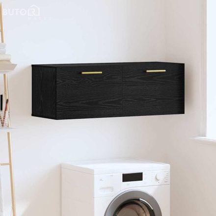 vidaXL Fali Szekrény Musta tammi 100 x 36.5 x 35 cm Faanyag