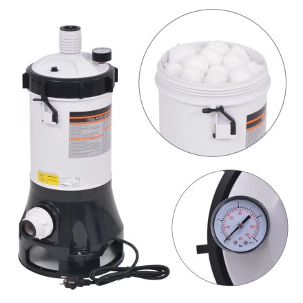 vidaXL medence szűrőszivattyú 185 W, 4,4 m³/h