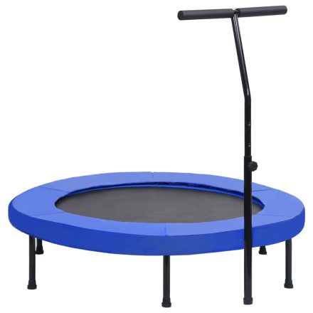 vidaXL fitnesz trambulin kapaszkodóval és biztonsági párnázással 122 cm