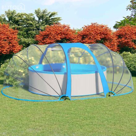 vidaXL ovális medencekupola 530 x 410 x 210 cm