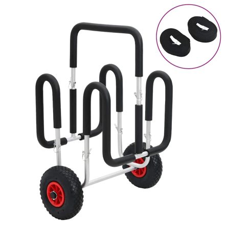 vidaXL alumínium SUP kocsi 2 szörfdeszkának 90 kg