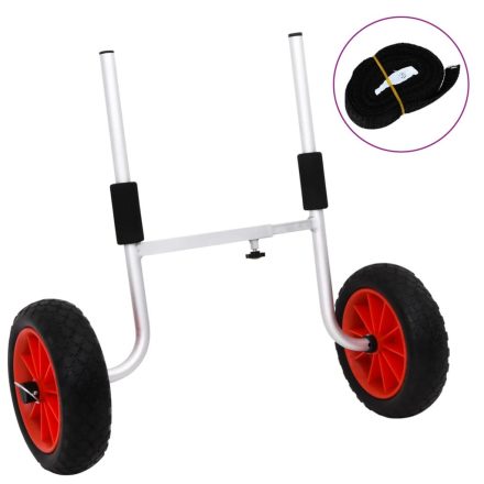 vidaXL alumínium kajakszállító kocsi 90 kg