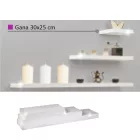 Polc, fényes fehéres, 30x25, GANA FY 11044-5