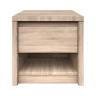Éjjeliszekrény, DTD laminált, tölgy sonoma, NORTY