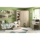 Pc asztal, DTD laminált, tölgy sonoma, NORTY
