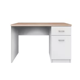   PC asztal 1d1s, DTD laminált, fehér/tölgy sonoma, TOPTY TYP 09