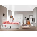 PC asztal, fehér, PARIS 77821