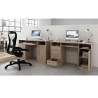 PC asztal, tölgy sonoma, B9 NEW