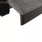 Sarokülőgarnitúra, barna/szürkésbarna melír, TRAMP