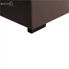 Ülőgarnitúra, barna, jobbos, MINERVA NEW