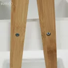 Polc, bambusz/fehér, VEGO