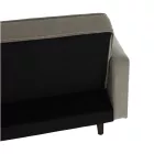 Kinyitható kanapé, szürke-barna TAUPE szövet, OTISA
