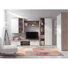 Vitrines faliszekrény, san marino/cream, CHERIS 4