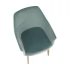Szék, szövet mentol/bükk, ODOVEL