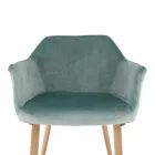 Szék, szövet mentol/bükk, ODOVEL
