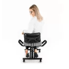 Ergonómikus térdeplőülés, szürkésbarna Taupe/fekete, RUFUS