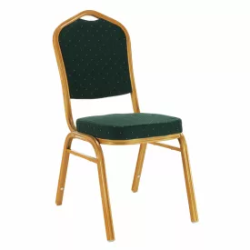 Rákásolható szék,  zöld/arany festés, ZINA 3 NEW