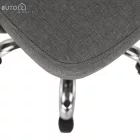 Irodai szék, szürke/króm, EDIZ