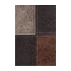 Dizájnos fotel, patchwork/bükk, TERST