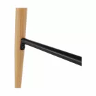Bárasztal, fehér/tölgy, átmérő 60 cm, IMAM