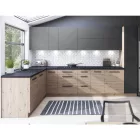 Magas hűtő beépítő szekrény, artisan tölgy, univerzális, LANGEN D60ZL
