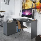 Univerzális sarok PC asztal, grafit, TERINO