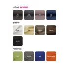 Klub fotel puffal, szürke, ROSE