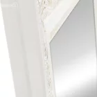 Álló tükor, fehér/arany dísz, LAVAL