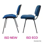 Irodai szék, szürke, ISO ECO
