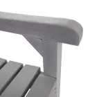 Fából készült kerti pad, szürke, 150 cm, FABLA