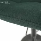Bárszék, zöld/fekete, LAHELA