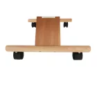 Ergonomikus térdelőszék, szürkésbarna Taupe/bükkfa, FLONET