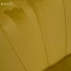 Pad Art-deco stílusban, mustár színűVelvet anyag/gold chróm-arany, NOBLIN