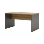 Íróasztal, grafit/tölgyfa artisan, RIOMA NEW TYP 11