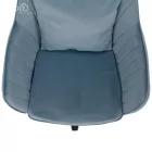 Irodai szék, kék Velvet szövet/króm, KLIAN
