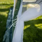 Kerti pavilon sátor, 3,9x2,5x3,9m, zöld/fehér, RINGE TYP 1+6 oldal
