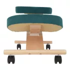 Ergonomikus térdelőszék, kerozin/bükkfa, FLONET