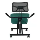 Ergonomikus zsámoly, zöld/fekete, RUFUS