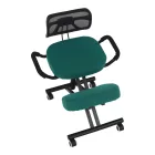 Ergonomikus zsámoly, zöld/fekete, RUFUS