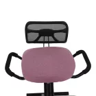 Ergonomikus zsámoly, rózsaszín/fekete, RUFUS