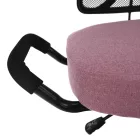 Ergonomikus zsámoly, rózsaszín/fekete, RUFUS