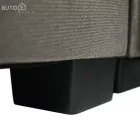 Ülőgarnitúra, szürkésbarna taupe, jobbos, LAMORA U